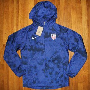 Nike USMNT Full Zip Graphic Soccer Jacket Mens S US National Team
